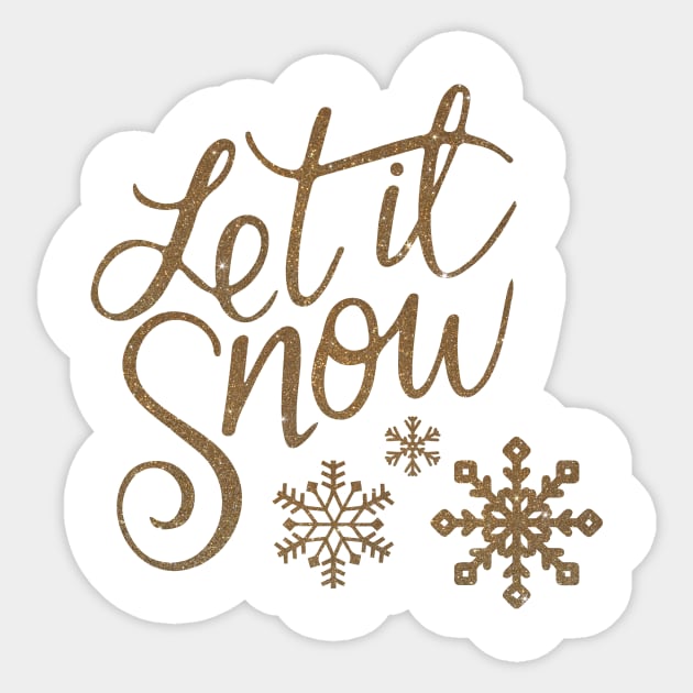 Let It Snow Christmas Sticker by sabrina.seeto@gmail.com